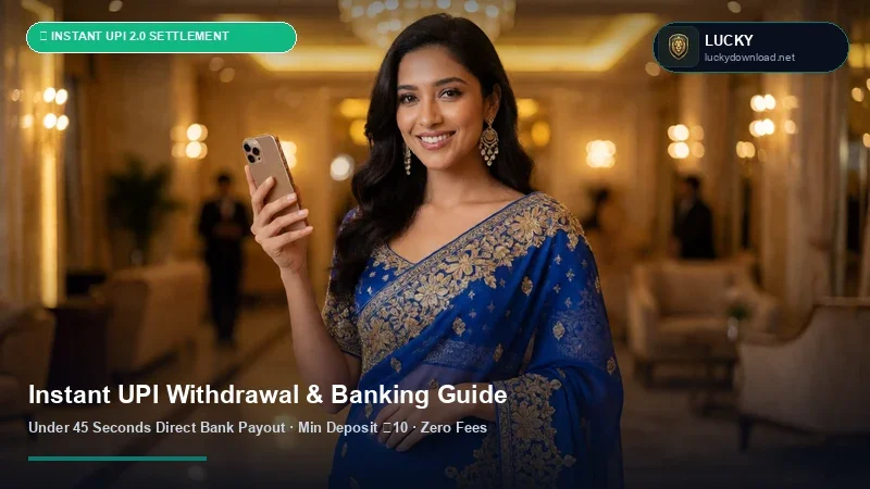 Lucky Instant UPI Withdrawal & ₹20 INR Deposit Tutorial